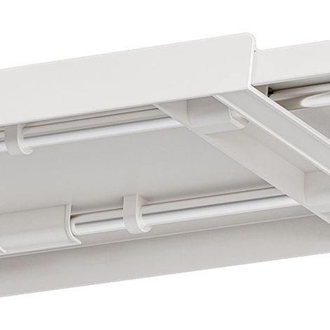 Étagère de rangement télescopique à double niveau, support pour casseroles de four à micro-ondes, support pour bols et épices, étagère à plusieurs niveaux pour placard, support pour plaque de cuisson (1/5)