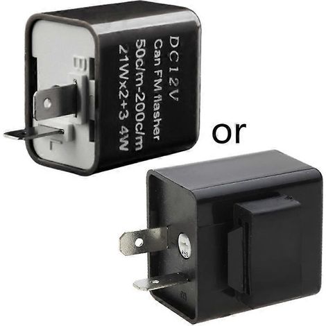 Relais clignotant LED pour moto, indicateur de clignotement à fréquence réglable, flash clignotant universel. (1/4)