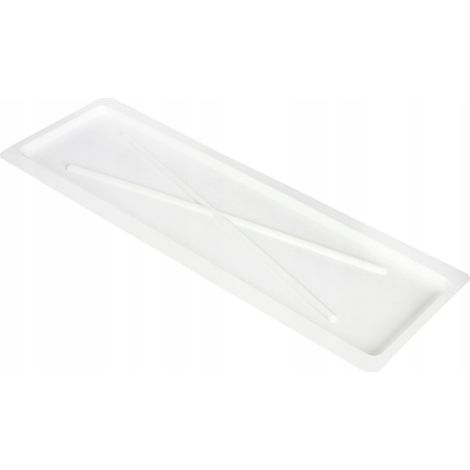 Weißer Abtropfständer 75x22,5 cm