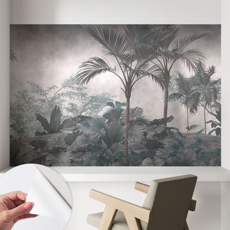 Papier peint autocollant adhésif installation rapide du papier peint durable et résistante Nature exotique 104x70 cm (1/5)