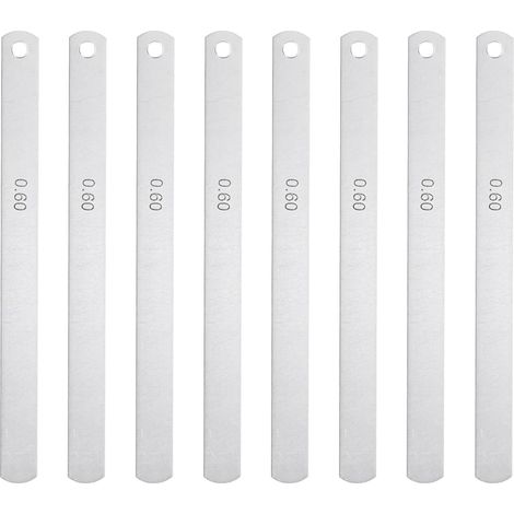 8 Lames Jauge d'Épaisseur 0.6mm Jauge d'Épaisseur de Remplissage (1/5)