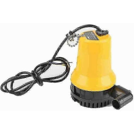 Pompe submersible 12 V 6000 L/h pour pièces d'eau et nettoyage - 1 pièce (1/5)