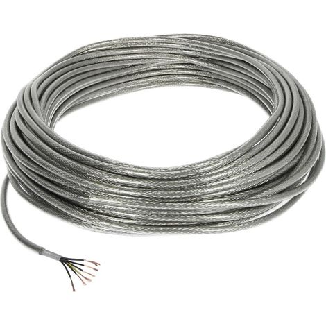 Câble de commande blindé en PVC 7 x 0,75 mm² avec conducteur de protection