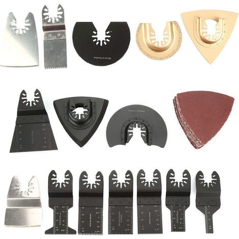 Lame de scie oscillante multifonction hybride 40 pieces pour Bosch Makita (1/5)