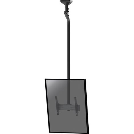 Support plafond inclinable pour 1 écran portrait 43''-75'' - Hauteur 225cm (1/3)