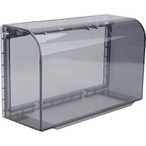 Cache Prise Étanche Double Position Adhésif Boîtier Protecteur Résistant Aux Éclaboussures Pour Sécurité Domestique Salle De Bain Cuisine 8X3 Pouces (1/4)