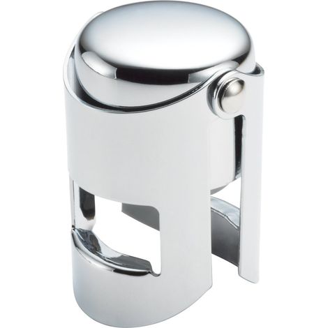 Bouchon en acier inoxydable pour bouteilles de champagne et de vin, joint en silicone, couleur or, pour usage domestique.-AquaForge (1/5)