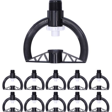 10 Pièces Arroseur Rotatif Filetage Mâle G3/4 pour Jardin, Pelouse et Serre (1/5)