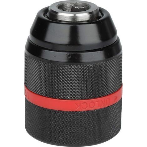 Bohrfutter, Schnellspannbohrfutter, 1/2-20UNF 2-13mm Schnellspannbohrfutter mit Spannmechanismus, Akku-Bohrfutter, selbstspannendes Bohrfutter für vielfältige Anwendungen (1/4)
