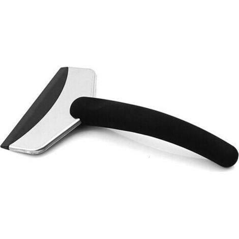 Grattoir à neige,raclette pour enlever le givre,pour voiture,noir (1/4)