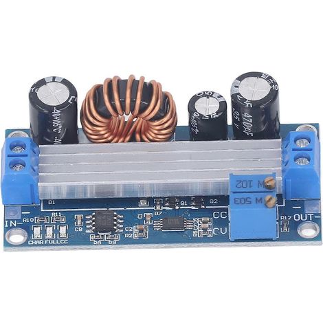 Module d'alimentation buck-boost automatique réglable à tension et courant constants avec charge solaire (1/4)