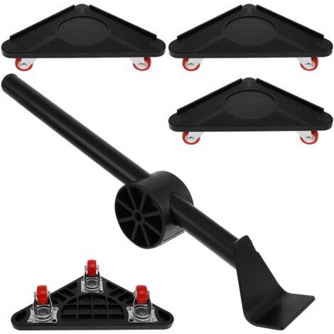 Moteur de meuble - Kit d'outils haute capacité de charge - Roulettes rotatives à 360 ° - Mover de meubles polyvalents - Outil de levage pour canapés, réfrigérateurs, bureaux de lit (1/5)