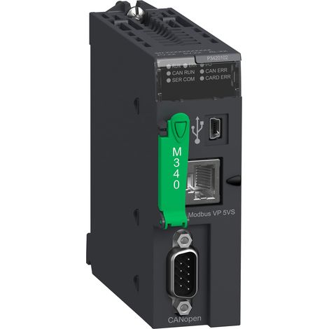 Modicon M340 - processeur - 1024 E/S TOR 256 E/S ANA - 1Modbus - 1CAN