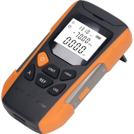 Testeur de Fibre Optique, Compteur de Puissance de Fibre Optique Portable FC SC ST Testeur de Fibre D'interface Universelle (1/5)