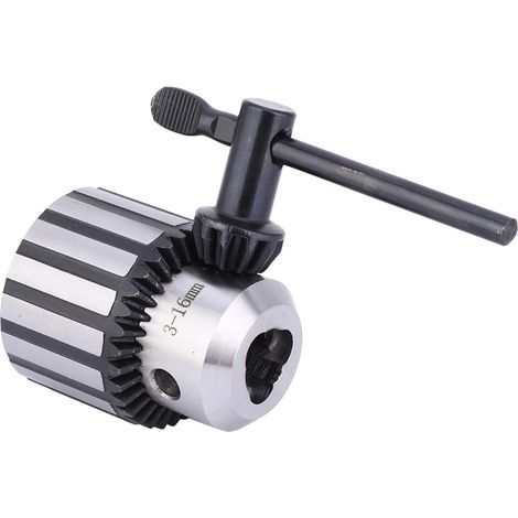 Mandrin de perçage robuste B18 3-16 mm avec clé pour tour et perceuse d'établi (1/5)