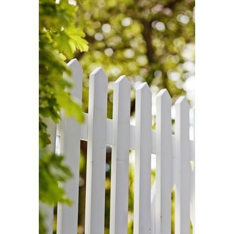 Plus Einzeltor Skagen 150 x 120 cm weiß Holzzäune