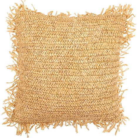 Cuscino in stile boho Bali - Copertura e riempimento inclusi - Alicia Naturale
