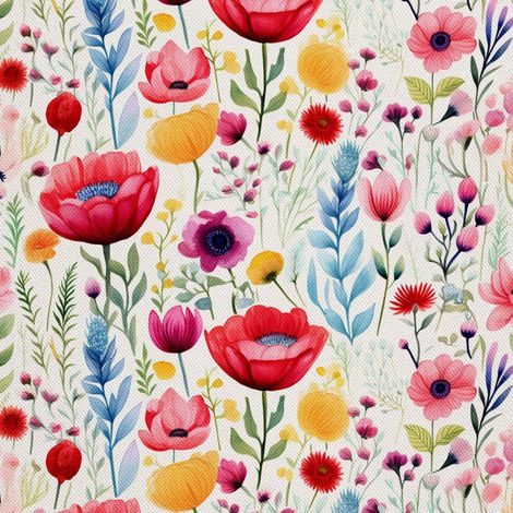 Tela decorativa para exteriores Oxford - Flores - DX3019 (1/5)