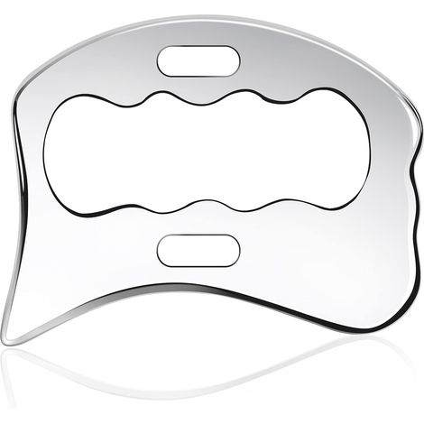 Outil de massage : Outil de raclage haut de gamme en acier inoxydable pour la thérapie physique avancée des tissus mous. (1/5)