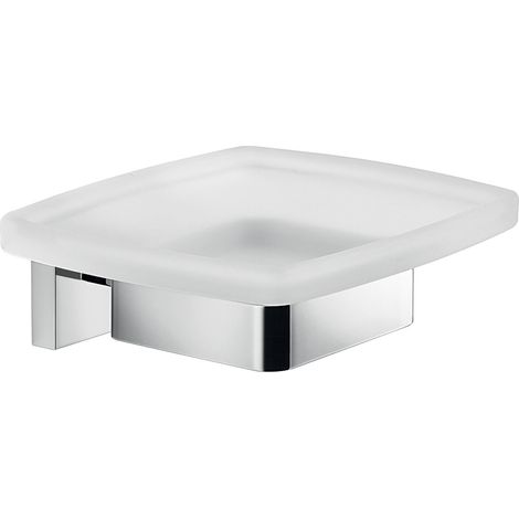 Portasapone da muro in ottone, alluminio e Cromall A011 Gedy serie ELBA Cromato (1/2)
