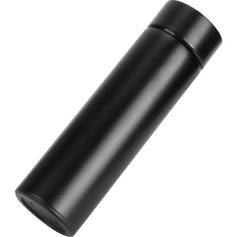 500-ml-Vakuumbecher, schlichte und moderne Edelstahl-Isolierflasche für Zuhause und Büro, matt schwarz (1/5)