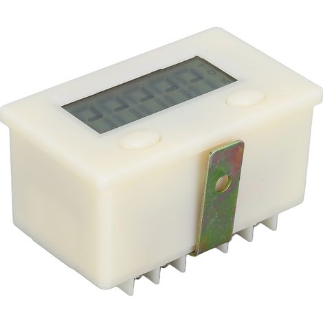 Compteur électronique à 5 chiffres avec affichage LCD, poinçonnage par induction magnétique et batterie intégrée HX-5A (1/5)