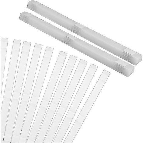 50 bandes de colle thermofusible avec support en maille : bandes de colle thermofusible pour la reliure. (1/5)
