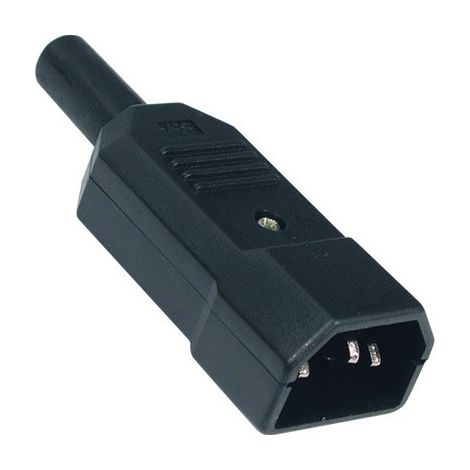 Connettore di alimentazione Iec320 C14 maschio diritto 10a/250vac 31.227/it/4870