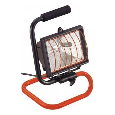 L'Outil Parfait – Projecteur halogène portatif 330W – Étanche IP44 – Câble H07RNF 3G1 – Pour chantiers humides et espaces confinés