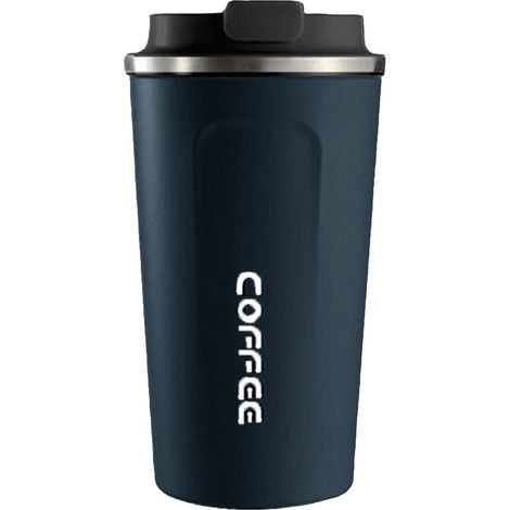 Tasse à café portable isotherme avec affichage intelligent de la température, en acier inoxydable 304, style épuré, bleu pur, 2e génération, 380 ml