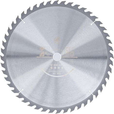 1 Lame de scie circulaire, Métal dur, 48 dents, Ø 400 mm, Alésage 30 mm, Pour coupe métal (1/4)