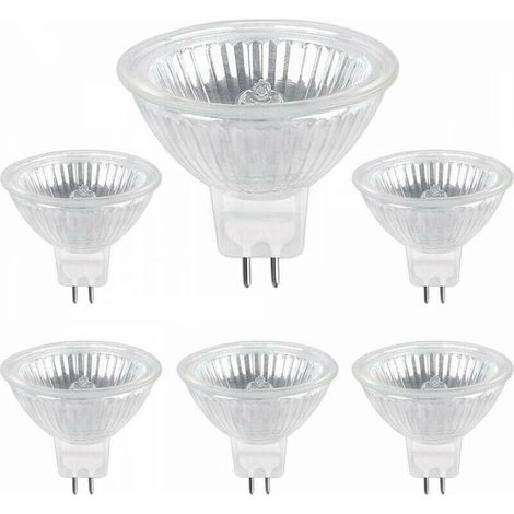 Ampoule Halogene pack de 6 GU5.3 35W 12V, 400lm Blanc Chaud 2700K Dimmable, Ampoule Spot Halogène MR16 (1/5)