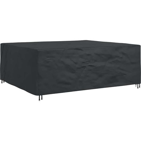 Housse pour mobilier d'extérieur Noir 300 x 250 x 100 cm 600D CFW35919