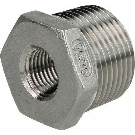 Réduction en inox 3/4'' x 1/4'' FM/FF