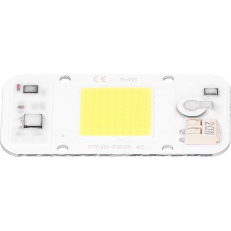 Panneau lumineux LED COB 20W/30W/50W 220V sans soudure, lumière blanche chaude à spectre complet (lumière blanche 20W) (1/5)