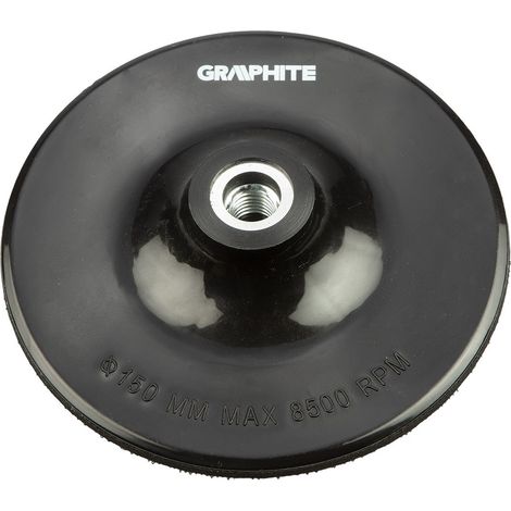 Disco de velcro flexible de 150 mm x M14 + pasador