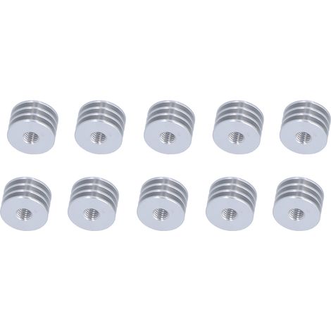 Kit de 10 accessoires pour extrudeuse/radiateur en alliage d'aluminium avec caloduc pour imprimante 3D