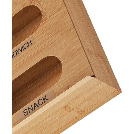 Baggie Organiseur de tiroir cuisine, organiseurs sacs multi-compartiments avec adorable PP, boîte rangement à tiroirs, organiseur alimentaires fonction empilable, accessoire - (1/5)