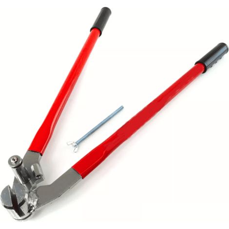Pinza strumento piegatrice piegaferro ganci 680mm per grondaie piega gancio ferro 108to (1/4)