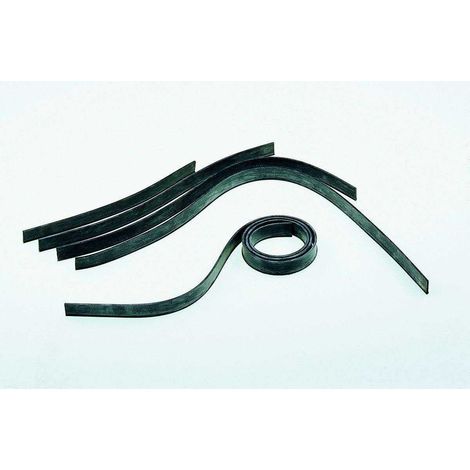 Lames de rechange caoutchouc souple 35 cm – Lot de 10 – RR350 – Pour raclette vitre professionnelle – Dureté Shore 53 – Unger