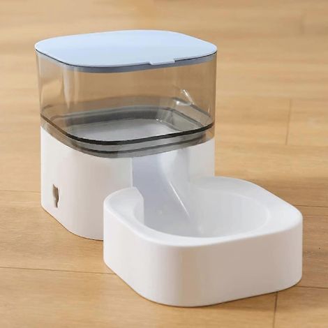 Distributeur automatique de nourriture et gamelles pour chat, fontaine à eau pour chat et chien, distributeur d'eau d'intérieur pour chat, gamelle automatique pour animaux de compagnie, bleu, nourritu (1/5)
