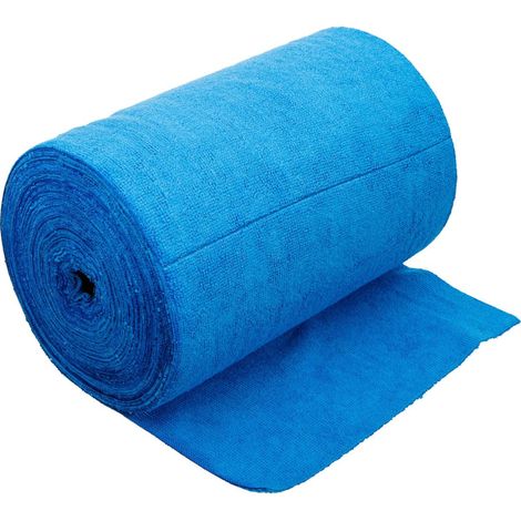 ROULEAU DE 100 TISSUS MICROFIBRES DETACHABLES REUTILISABLE 270X270 MM