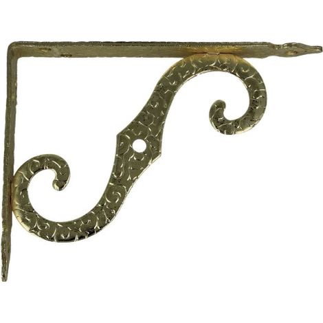 FPLUS palomilla amig ornam 2- 4 ltd. , Medidas: 100 x 90 mm
oro epoxi
Resistencia máxima 75 kg
Soporte para tablas, repisas y estanterías
Incluye tacos y tornillos