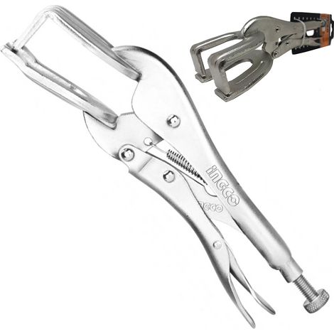 PINZA GRIP A FORCELLA 225MM - IN ACCIAIO STAMPATO - HWP0210 INGCO (1/4)