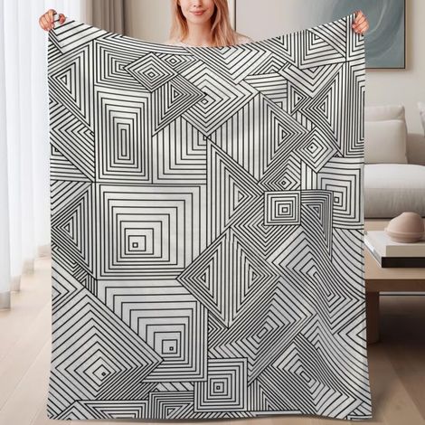 Couverture polaire confortable hypoallergénique 60x80 pouces, pour famille, enfants et seniors (1/4)