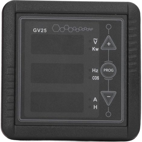 Digitales Testpanel für Dieselgeneratoren: Spannung, Stromstärke, Frequenz, Leistung und Zeit (85-265 V). (1/5)