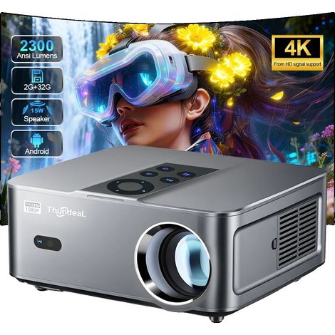 Projecteur, Haute Luminosité, Résolution Full HD, Version Android (1/5)