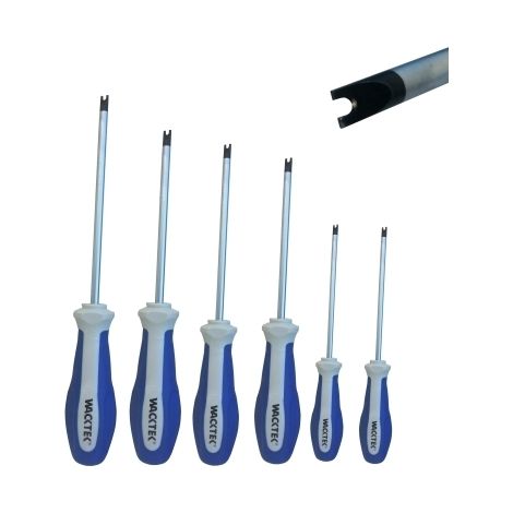 Set cacciaviti/giraviti a due punte/spanner/ad U 6 pezzi cromo vanadio
