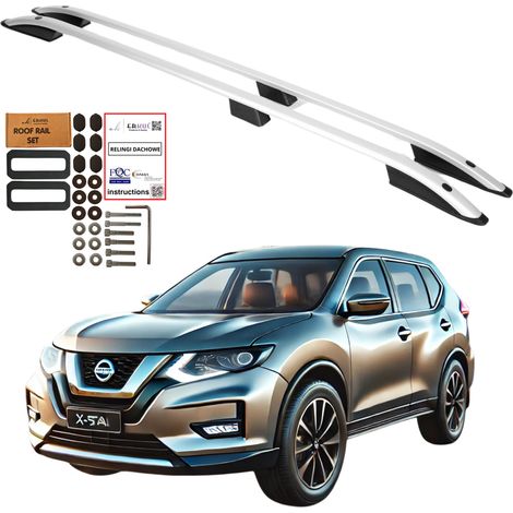 Barres de toit en aluminium durable pour NISSAN X-TRAIL (T32) SUV 2014-2022
