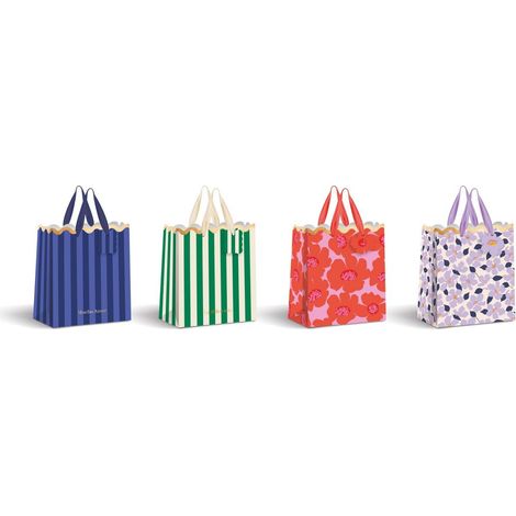 Bolsa de regalo mediana con forma de oro y mezcla de formas